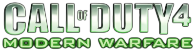 Call of Duty 4 Modern Warfare title screen for Nintendo DS
